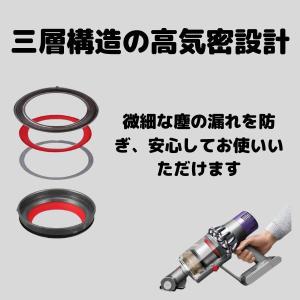 ダイソン ダストカップ 蓋 パッキン リング ...の詳細画像3