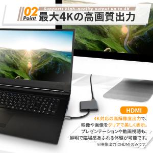 HDMI 変換アダプタ アダプター ハブ Ty...の詳細画像4