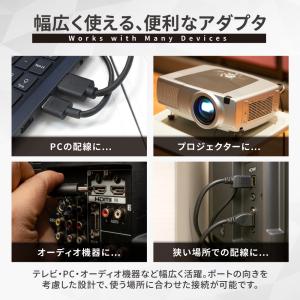 HDMI 変換アダプタ 2種 2個セット 90...の詳細画像2