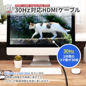 HDMI 変換ケーブル Type-C 変換アダ...の詳細画像3