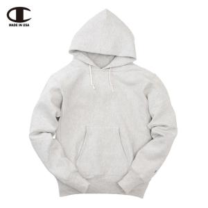 Champion REVERSE WEAVE "MADE IN USA" HOODED SWEAT SHIRTS / (810)OATMEAL｜masphalto