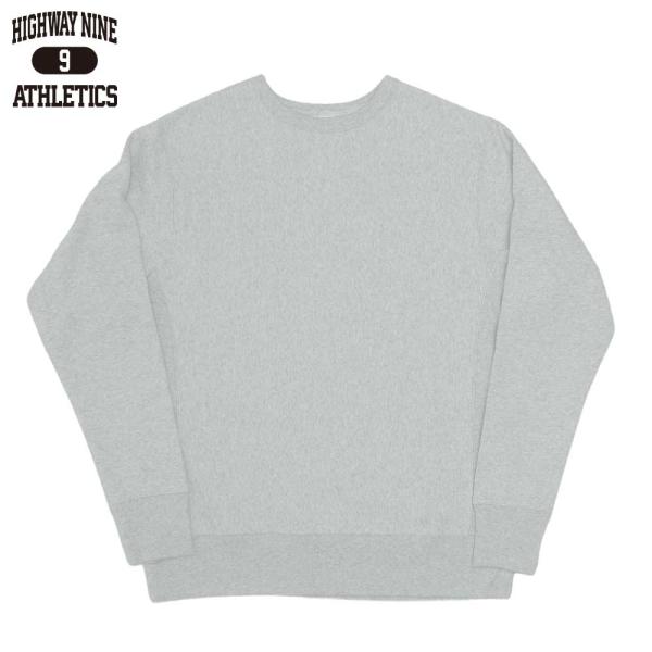 9oz 裏起毛 CREW / OATMEAL / HIGHWAY NINE ハイウェイナイン