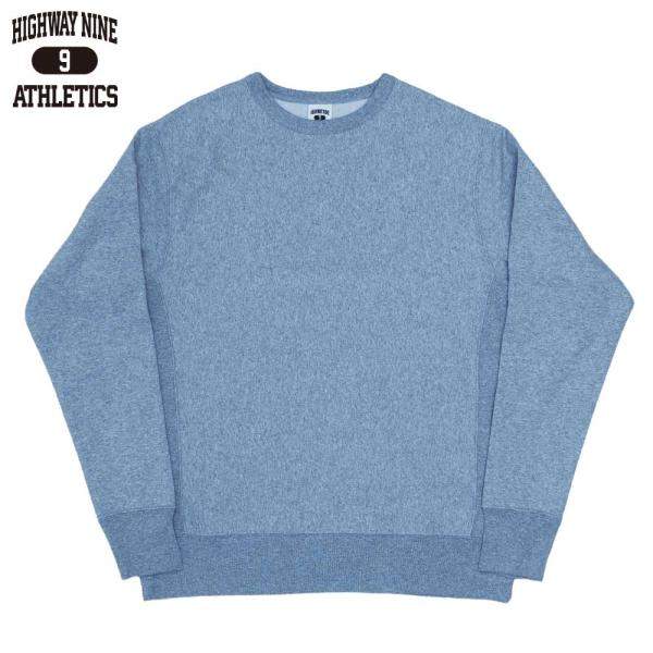 9oz 裏起毛 CREW / GRAY / HIGHWAY NINE ハイウェイナイン