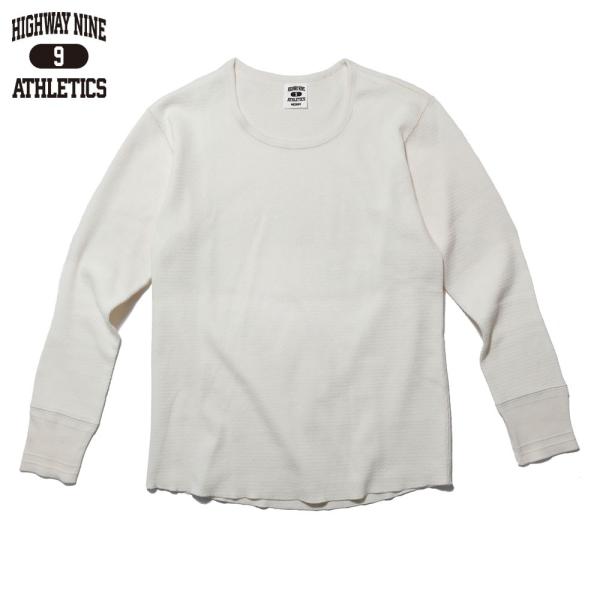 HIGHWAY NINE ハイウェイナイン U-NECK ハニカムサーマル L/S Tee  / N...