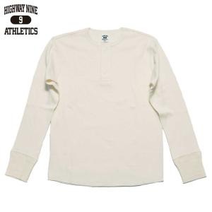 HIGHWAY NINE ハイウェイナイン U-NECK RIB S/S Tee / WHITE