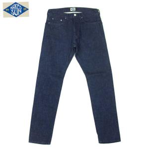 NAKED SUN   RED LINE REGULAR STRETCH STRAIGHT   INDIGO｜masphalto