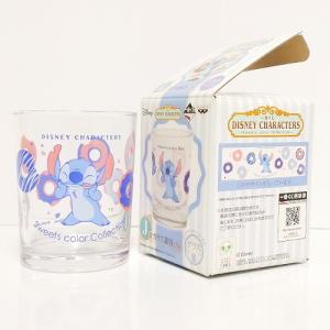 一番くじ DISNEY CHARACTERS Sweets color Collection J賞 ガラス雑貨 スティッチ グラス｜masshon-y