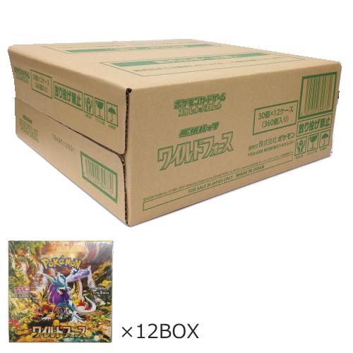 ポケモンカードゲーム スカーレット&amp;バイオレット ワイルドフォース 12BOX 箱未開封 シュリンク...