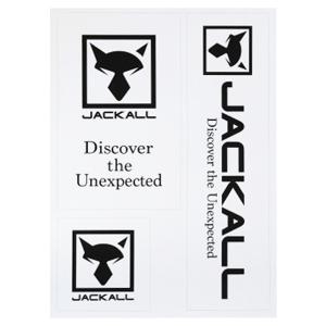 ジャッカル JK LOGO STICKER ホワイト【ゆうパケット】｜mastak