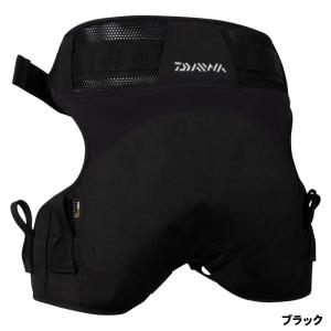 がまかつ　ヒップガード　（ローバックタイプ）　LL GM3727 Gamakatsu（がまかつ） GM3727 CORDURAヒップガード ブラック(ロー