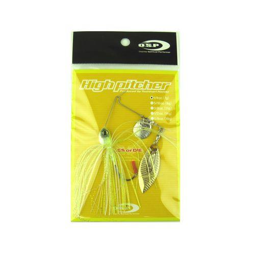 【現品限り】 オーエスピー スピナーベイト ハイピッチャー 1/4oz TW ST21 スパークホワ...