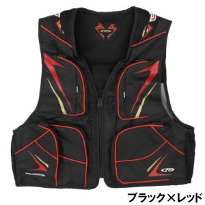 シマノ（SHIMANO） 【現品限り】 ウェア 2WAY ショートベスト L レッド