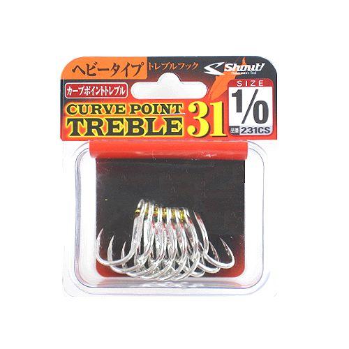 シャウト カーブポイント トレブル３１ ２３１ＣＳ ＃１／０