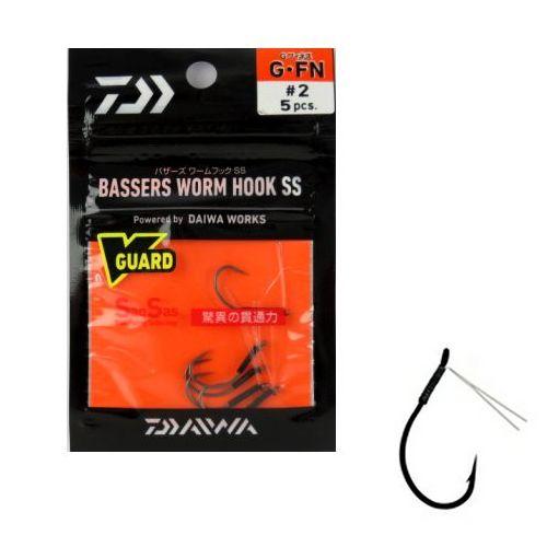 ダイワ バサーズワームフックＳＳ ガード付きフィネス ＃２