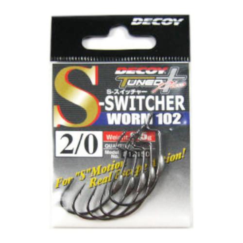 カツイチ デコイ Ｓ−スイッチャー ワーム１０２（Ｓ−ＳＷＩＴＣＨＥＲ ＷＯＲＭ１０２） ２／０【ゆ...