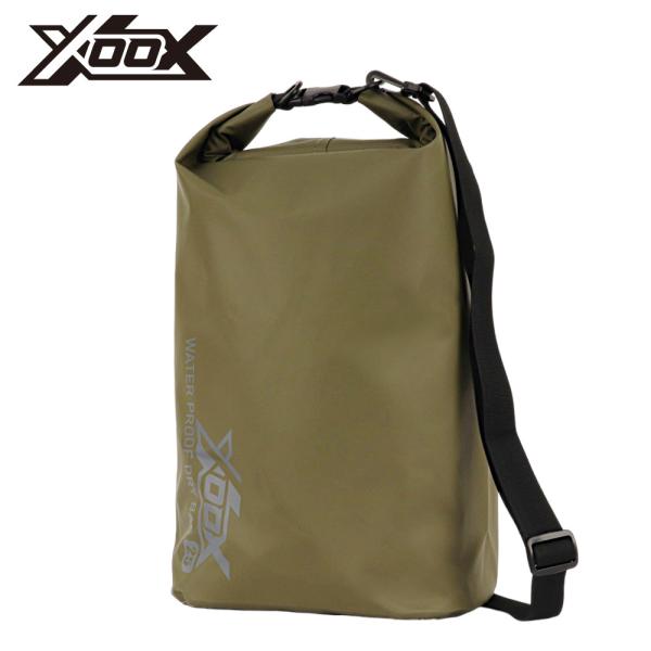 XOOX ウォータープルーフ ドライバッグ 25L カーキグリーン【同梱不可】