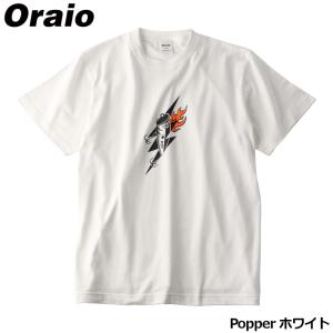 ウェア Oraio (オライオ) グラフィックTシャツ L Popper ホワイトの商品画像