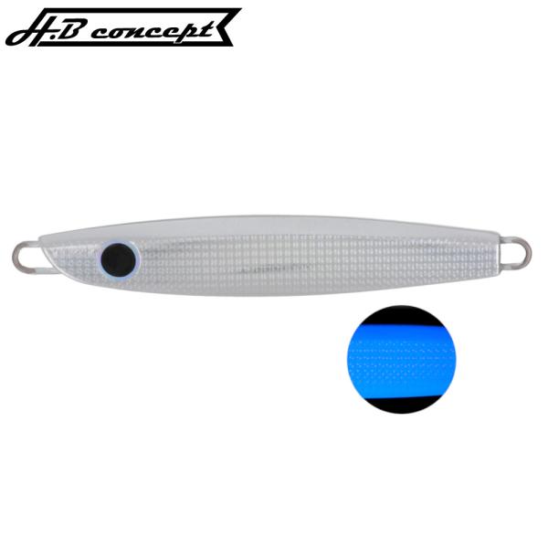 ジグ H.B コンセプト ファルケン R フラットエッジ 100g UVシルバー