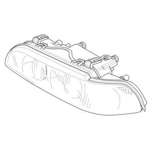 【並行輸入品】 BMW Genuine HeadLight Xenon Left,White Turn Indicator, For M5 by