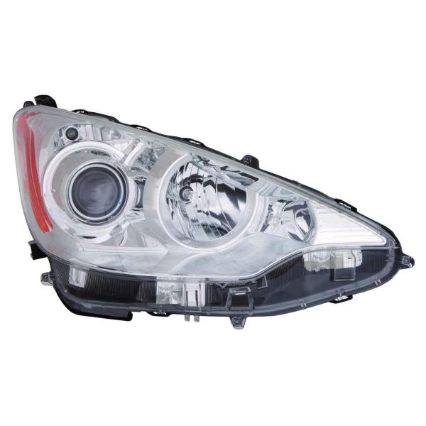 【並行輸入品】 DEPO 312 11D4R AC1 交換用 助手席側ヘッドライト部品 (本製品はア...