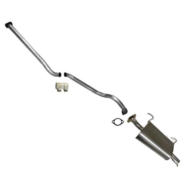 【並行輸入品】Rear Muffler Ext Pipe Exhaust System Replac...