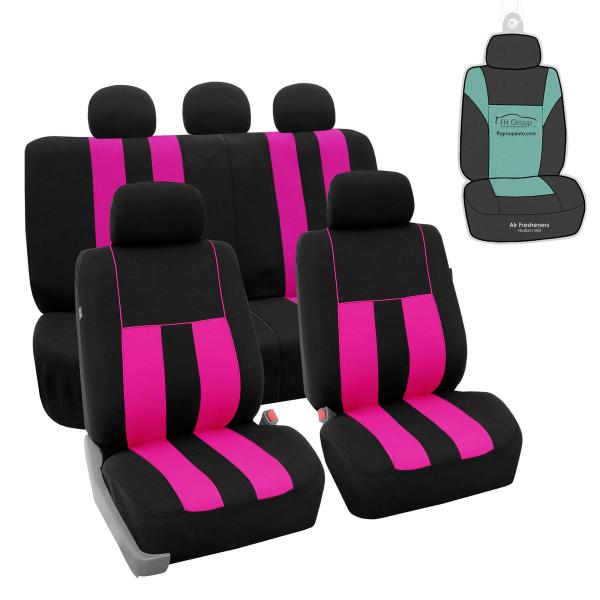 【並行輸入品】シートカバー 点弧ストライプ FH FB036115 ピンク FB036115PINK...