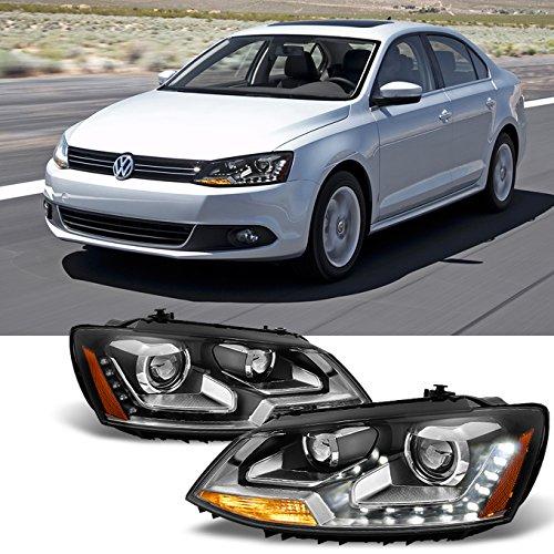 【並行輸入品】 2011 2018 VW Jetta MK6 4ドアセダンハロゲンタイプLED DR...