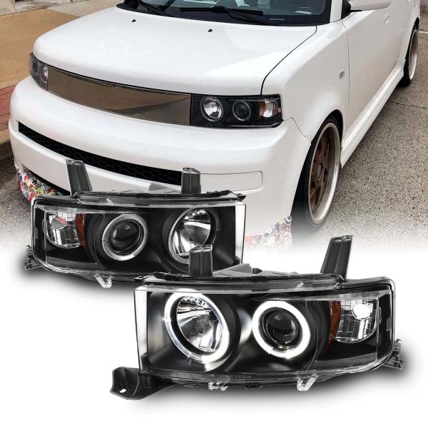【並行輸入品】 AKKON   Scion XB BB ブラックベゼル デュアルヘイロー プロジェク...