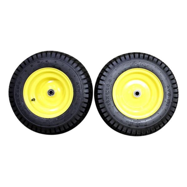 【並行輸入品】(Set of 2) 16x6.50 8 Tires &amp; Wheels 4 Ply f...
