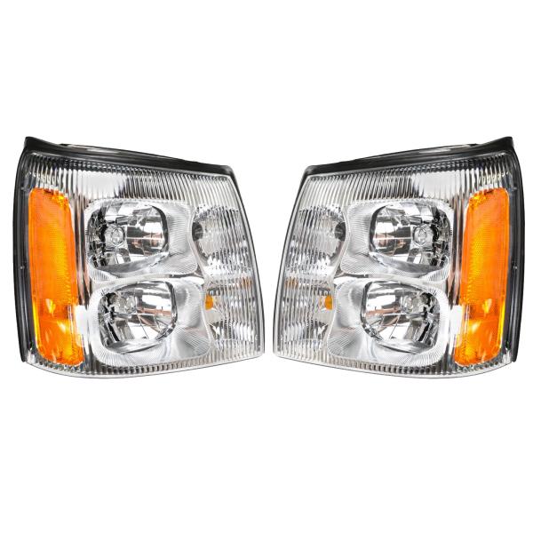 【並行輸入品】 Headlight Assembly Set Headlights Driver &amp;...