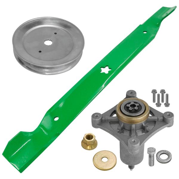 【並行輸入品】Caltric Spindle Assembly Pulley Blade Compa...