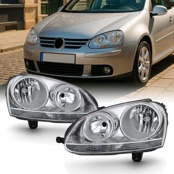 【並行輸入品】 06 09 VW GTI Rabbit Jetta R32 MK5 クロームハウジン...