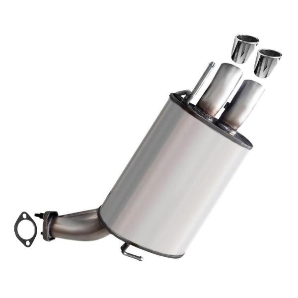 【並行輸入品】リアエキゾーストマフラー デュアルテールパイプ付き 適合: 2005 2006 G35...