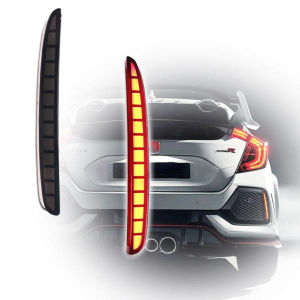 【並行輸入品】 GTINTHEBOX フルLEDバンパーリフレクターライト テールブレーキリアフォグ...