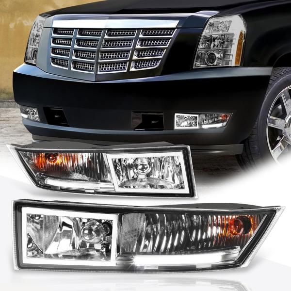 【並行輸入品】PM PERFORMOTOR フロントバンパー LED DRL フォグライトランプ エ...