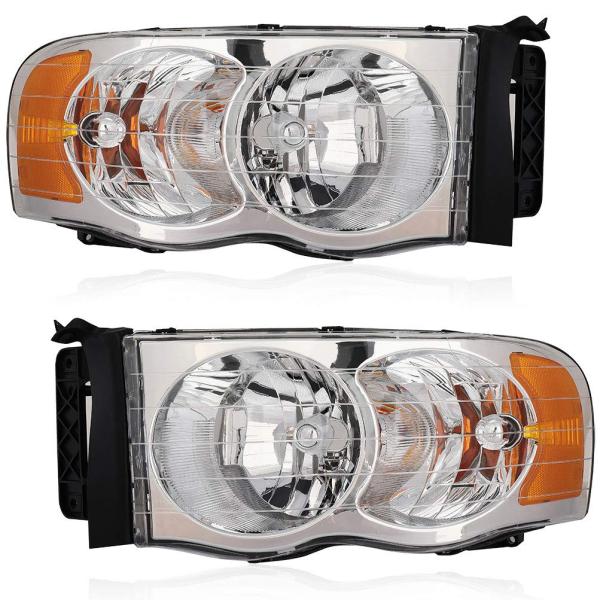 【並行輸入品】 ECCPP ヘッドライト アセンブリ 直接交換 ダッジ・ラム 1500 2002 2...