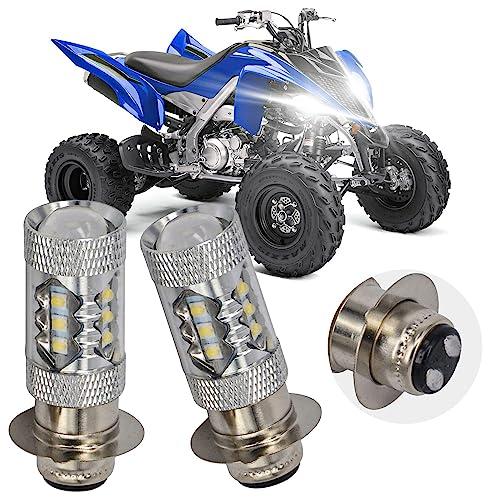 【並行輸入品】 2個 80W スーパーホワイトLEDヘッドライト電球 アップグレード   ATVS ...