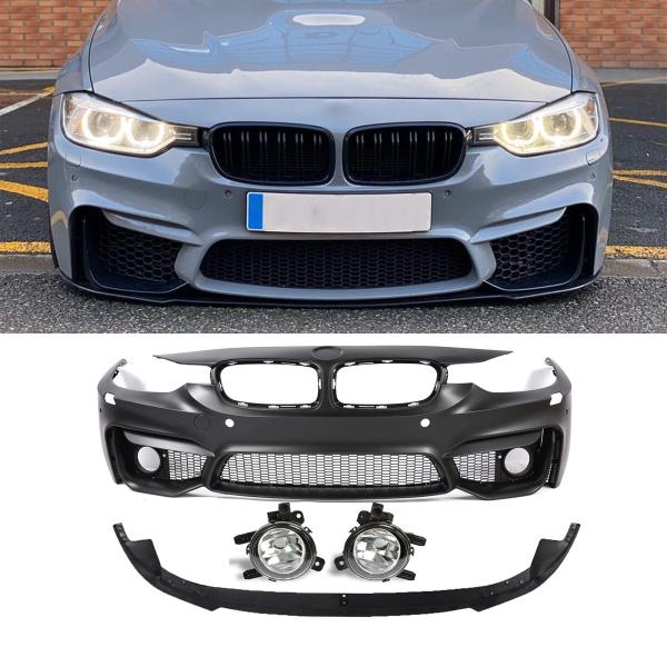 【並行輸入品】PENSUN F80 M3 Style Front Bumper W/PDC Hole...