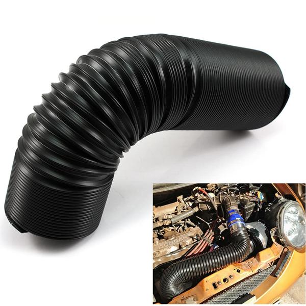 【並行輸入品】WISAUTO 調節可能 ID:76mm/3インチ エアインテークパイプ ユニバーサル...