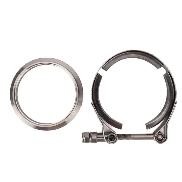 【並行輸入品】パルサーターボタービン排気Vバンドクランプキット2.5インチステンレス鋼材質インレット...
