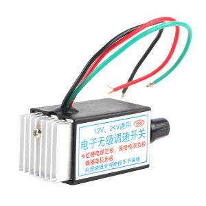 【並行輸入品】DC Motor Speed Controller Switch Universal DC 12V/24V Motor Spee