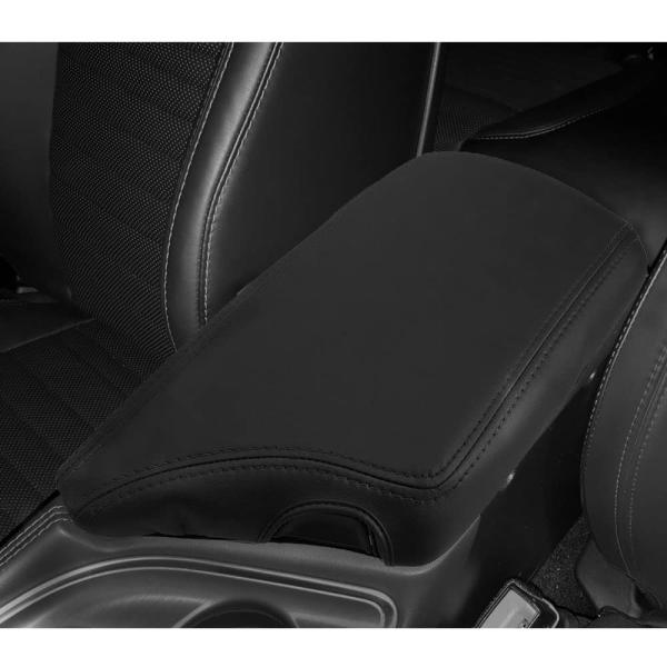 【並行輸入品】XITER カーアームレストカバーセーバー、センターコンソールレザーパッド1個 ダッジ...