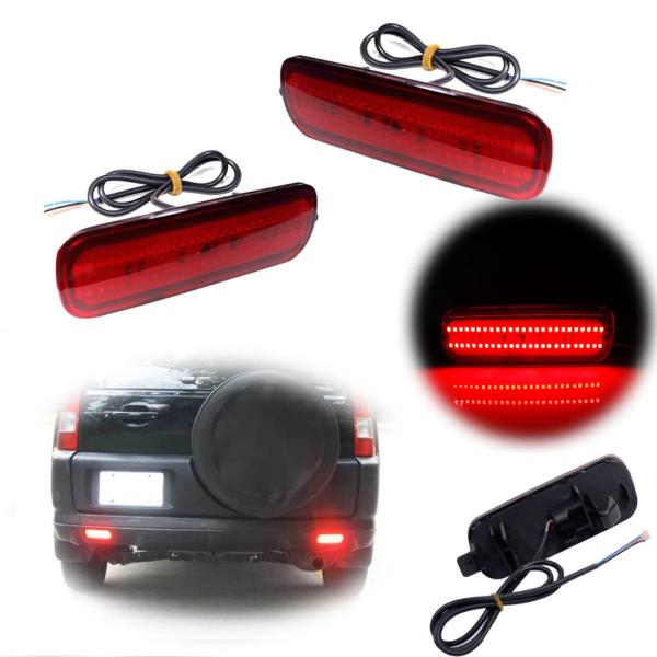 【並行輸入品】 GTINTHEBOX Red Lens LED Rear Fog Bumper Re...