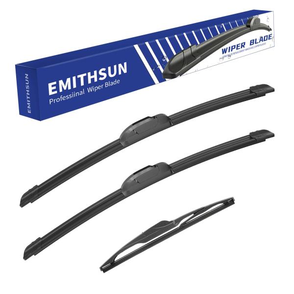 【並行輸入品】EMITHSUN〓 Windshield Wiper Blades Replaceme...