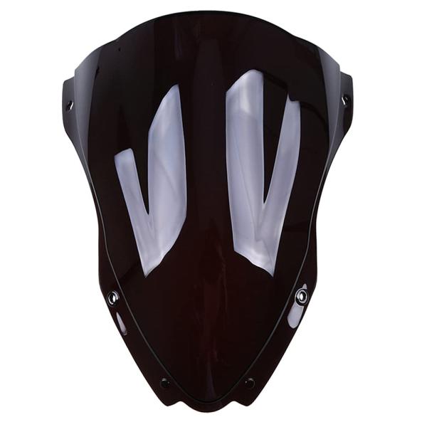 【並行輸入品】Black Windscreen Windshield Double Bubble W...