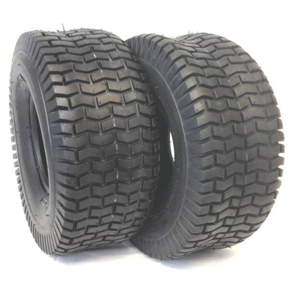 【並行輸入品】2 15X6.00 6 TURF LAWN MOWER TIRES HEAVY DUT...