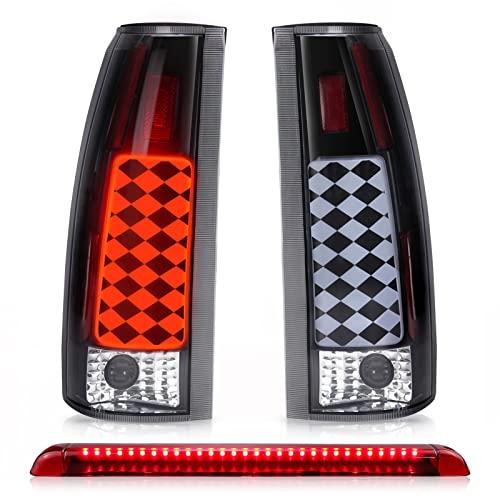 【並行輸入品】 テールライト + 3rd Third ブレーキランプ シボレー GMC C1500 ...