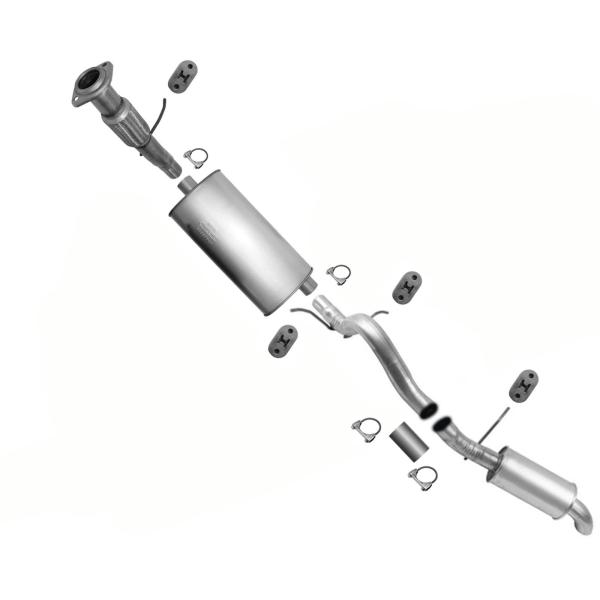 【並行輸入品】Exhaust System Ext Flex Pipe Muffler Tail P...