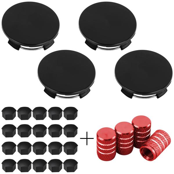 【並行輸入品】VIHIMAI Wheel Center Hub Cap and Valve Stem...