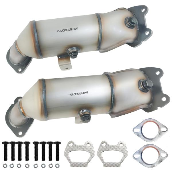【並行輸入品】PULCHERFLOW Front &amp; Rear Catalytic Converte...